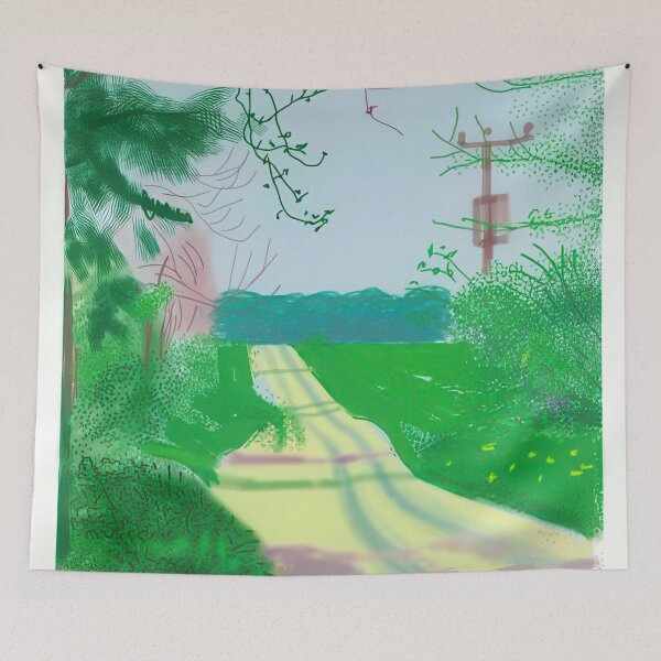 Item preview, David Hockney -  The Arrival Of Spring In Woldgate, East Yorkshire In  (twenty eleven) -  April - Signed Print by David Hockney undefinedr designed and sold by LILLIANSTRANGEy.