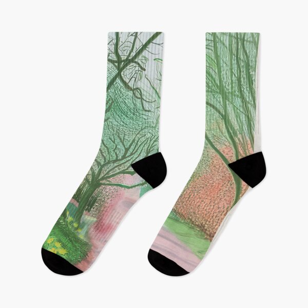 Item preview, David Hockney -  The Arrival Of Spring In Woldgate, East Yorkshire In  (twenty eleven) -  March - Signed Print by David Hockney undefinedr designed and sold by LILLIANSTRANGEy.