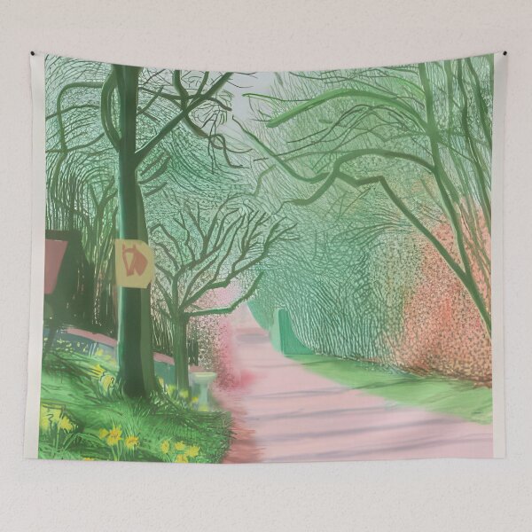 Item preview, David Hockney -  The Arrival Of Spring In Woldgate, East Yorkshire In  (twenty eleven) -  March - Signed Print by David Hockney undefinedr designed and sold by LILLIANSTRANGEy.