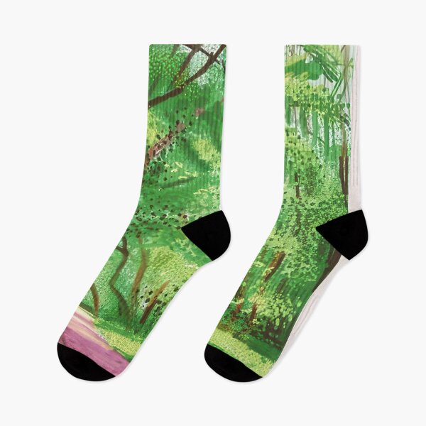 Item preview, David Hockney -  The Arrival Of Spring In Woldgate, East Yorkshire In  (twenty eleven) -  April - Signed Print by David Hockney undefinedr designed and sold by LILLIANSTRANGEy.