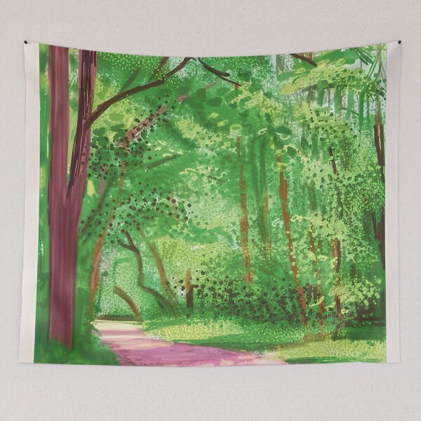 Item preview, David Hockney -  The Arrival Of Spring In Woldgate, East Yorkshire In  (twenty eleven) -  April - Signed Print by David Hockney undefinedr designed and sold by LILLIANSTRANGEy.