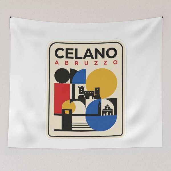Item preview, Retro Celano Bauhaus Geometric Skyline designed and sold by k3rstman1.
