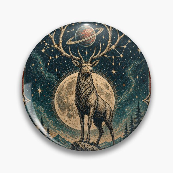 Item preview, Kalimoo – Born Under Wild Stars Deer designed and sold by KALIMOOO.