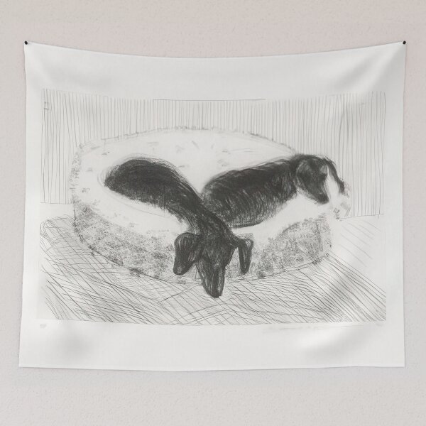 Item preview, David Hockney -  Dog Etching No.  - Signed Print by David Hockney undefinedr designed and sold by LILLIANSTRANGEy.