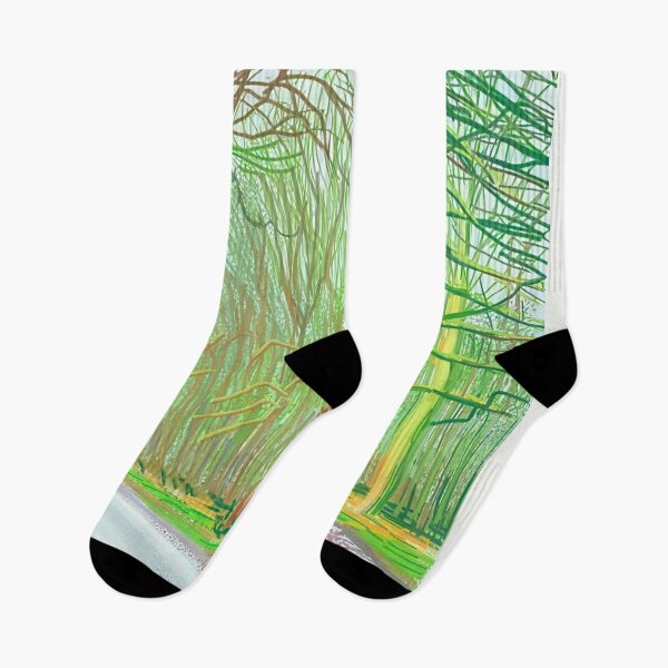 Item preview, David Hockney -  The Arrival Of Spring In Woldgate, East Yorkshire In  (twenty eleven) -  January - Signed Print by David Hockney undefinedr designed and sold by LILLIANSTRANGEy.