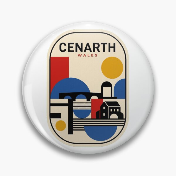 Item preview, Retro Cenarth Bauhaus Geometric Skyline designed and sold by k3rstman1.