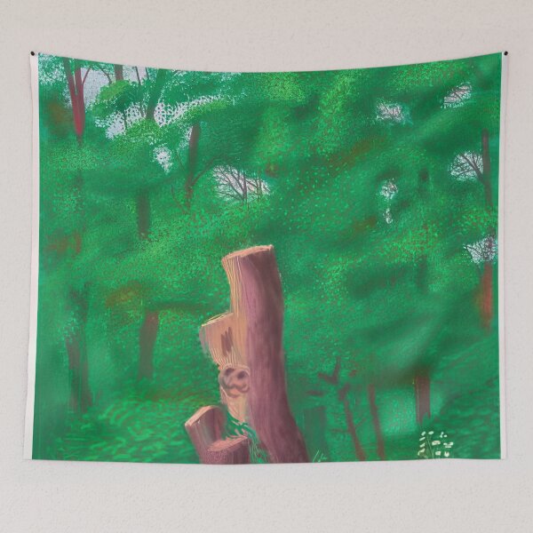 Item preview, David Hockney -  The Arrival Of Spring In Woldgate, East Yorkshire In  (twenty eleven) -  May - Signed Print by David Hockney undefinedr designed and sold by LILLIANSTRANGEy.