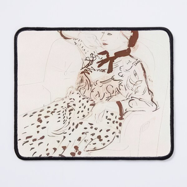 Item preview, David Hockney -  Celia Pondering - Signed Print by David Hockney undefinedr designed and sold by LILLIANSTRANGEy.