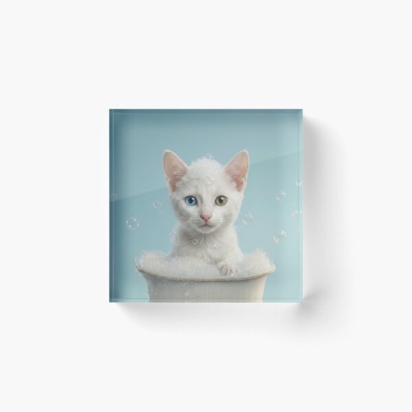 Item preview, Baby Khao Manee Bubble Bath Cute Nursery Bathroom Art designed and sold by LazyOwlStore.