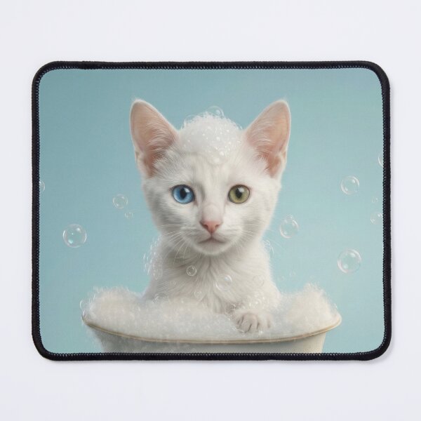 Item preview, Baby Khao Manee Bubble Bath Cute Nursery Bathroom Art designed and sold by LazyOwlStore.