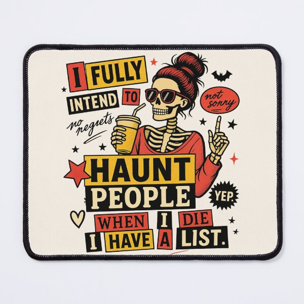 Item preview, Funny Skeleton I Fully Intend To Haunt People When I Die, I Have A List designed and sold by legendaryskins.