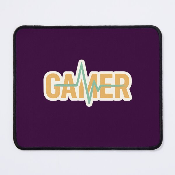 Item preview, Gamer Heartbeat Pulse Typography designed and sold by MarCinu Art.
