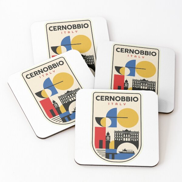 Item preview, Retro Cernobbio Bauhaus Geometric Skyline designed and sold by k3rstman1.