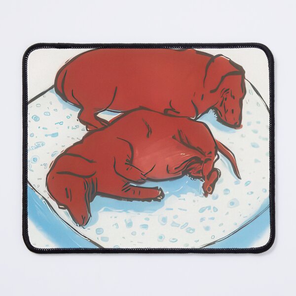 Item preview, David Hockney -  Stanley And Boodgie, Horizontal Dogs - Signed Print by David Hockney undefinedr designed and sold by LILLIANSTRANGEy.