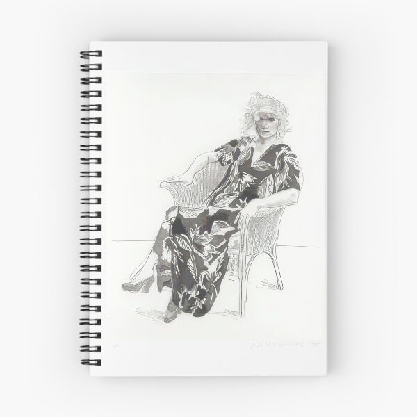 Item preview, David Hockney -  Celia In A Wicker Chair (black state) - Signed Print by David Hockney undefinedr designed and sold by LILLIANSTRANGEy.