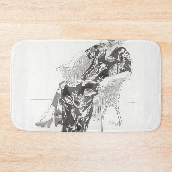 Item preview, David Hockney -  Celia In A Wicker Chair (black state) - Signed Print by David Hockney undefinedr designed and sold by LILLIANSTRANGEy.