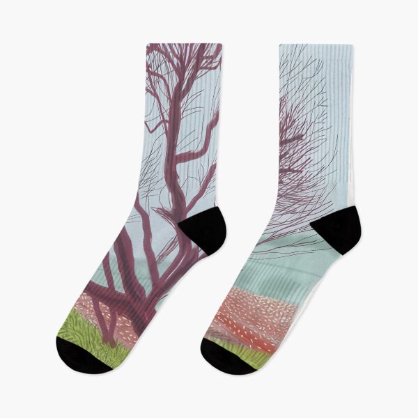 Item preview, David Hockney -  The Arrival Of Spring In Woldgate, East Yorkshire In  (twenty eleven) -  March - Signed Print by David Hockney undefinedr designed and sold by LILLIANSTRANGEy.
