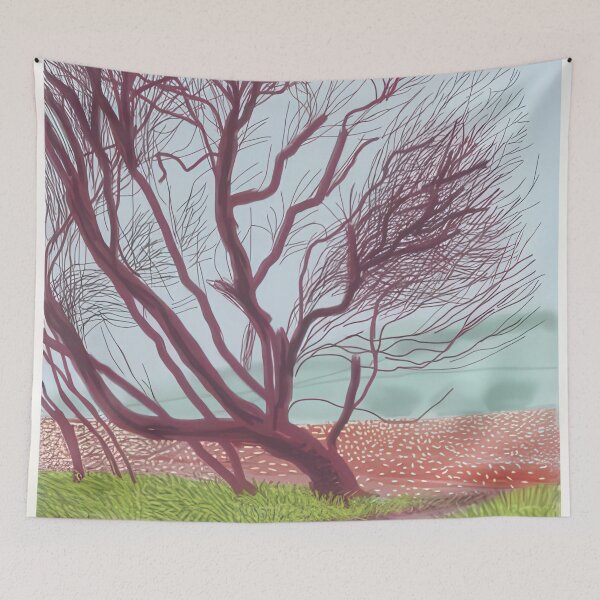 Item preview, David Hockney -  The Arrival Of Spring In Woldgate, East Yorkshire In  (twenty eleven) -  March - Signed Print by David Hockney undefinedr designed and sold by LILLIANSTRANGEy.
