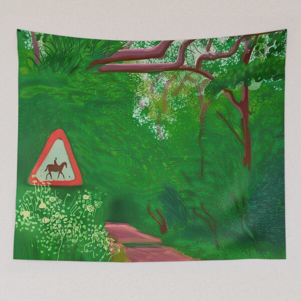 Item preview, David Hockney -  The Arrival Of Spring In Woldgate, East Yorkshire In  (twenty eleven) -  May - Signed Print by David Hockney undefinedr designed and sold by LILLIANSTRANGEy.