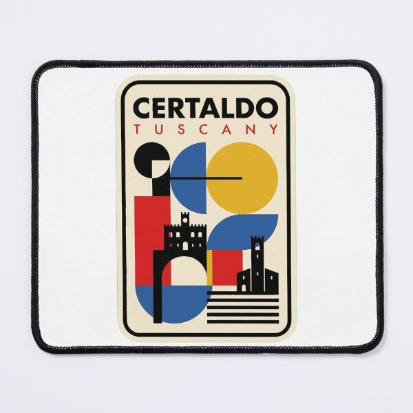 Item preview, Retro Certaldo Bauhaus Geometric Skyline designed and sold by k3rstman1.