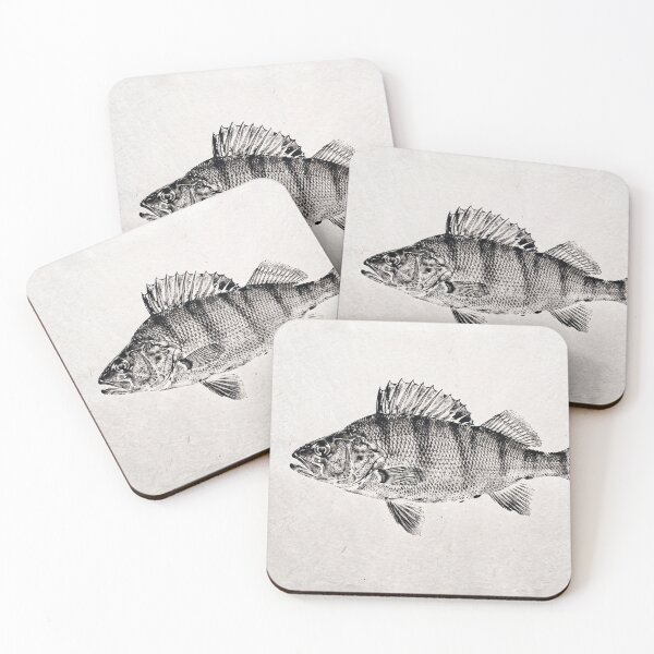 Item preview, Gyotaku Perch Fish Print - Japanese Sumi-e Art I designed and sold by Yaremchuk.