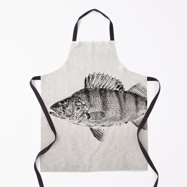 Item preview, Gyotaku Perch Fish Print - Japanese Sumi-e Art I designed and sold by Yaremchuk.