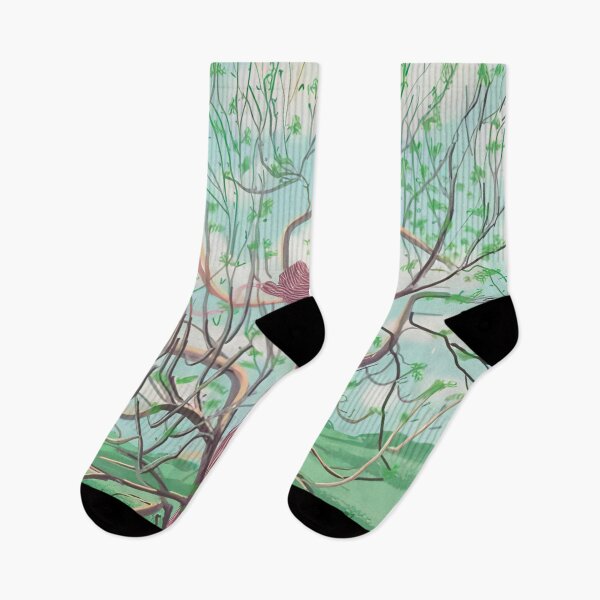 Item preview, David Hockney -  The Arrival Of Spring In Woldgate, East Yorkshire In  (twenty eleven) -  May - Signed Print by David Hockney undefinedr designed and sold by LILLIANSTRANGEy.