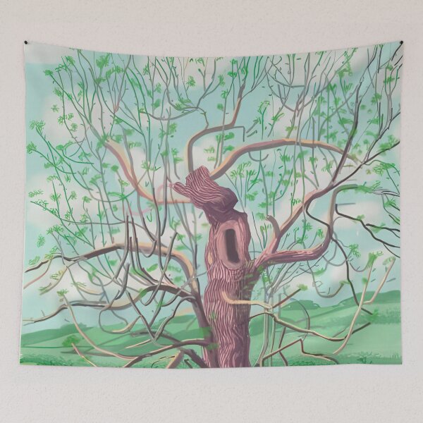 Item preview, David Hockney -  The Arrival Of Spring In Woldgate, East Yorkshire In  (twenty eleven) -  May - Signed Print by David Hockney undefinedr designed and sold by LILLIANSTRANGEy.
