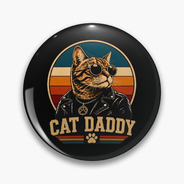 Item preview, Cat Daddy Retro Sunglasses Leather Jacket Cool Cat Graphic designed and sold by OlyvieArt.