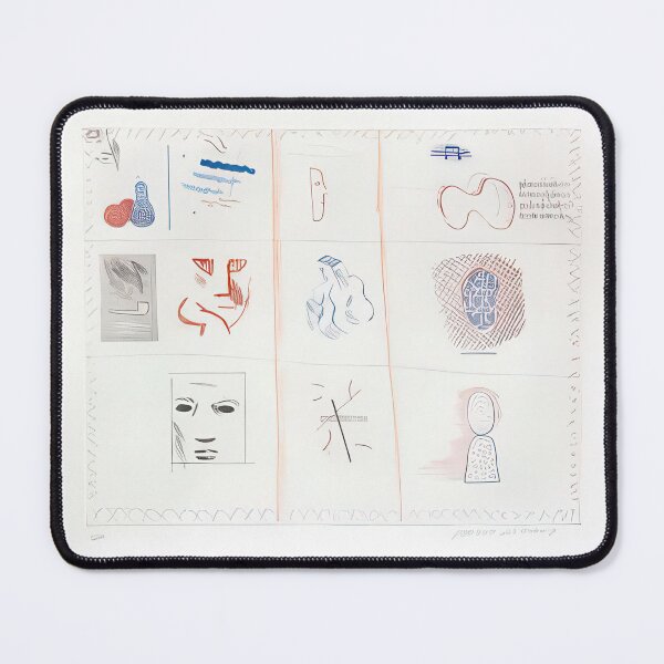 Item preview, David Hockney - Franco-American Mail - Signed Print by David Hockney undefinedr designed and sold by LILLIANSTRANGEy.