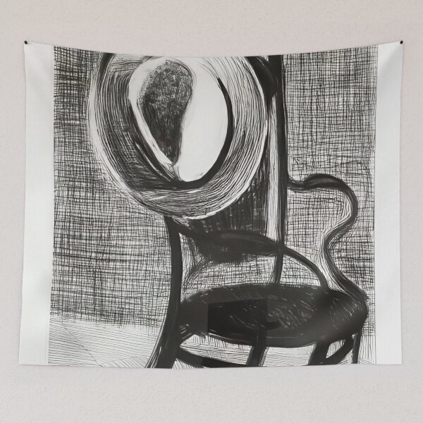 Item preview, David Hockney -  Hat On Chair - Signed Print by David Hockney undefinedr designed and sold by LILLIANSTRANGEy.
