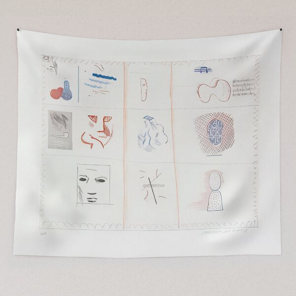 Item preview, David Hockney -  Franco-American Mail - Signed Print by David Hockney undefinedr designed and sold by LILLIANSTRANGEy.