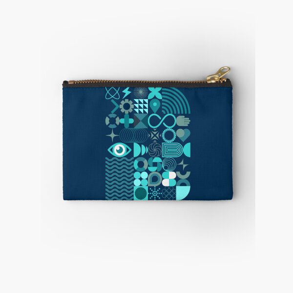 Item preview, Geometry Ocean Abstract Art Print designed and sold by Ricky Stevens Art & Design.