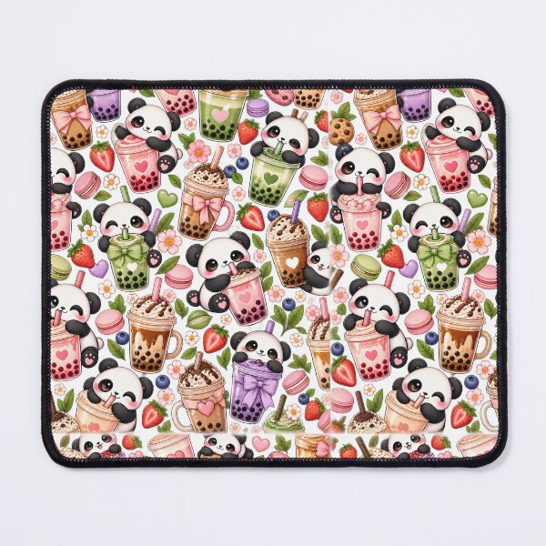 Item preview, Panda with Bubble Tea designed and sold by doddle&bloom.