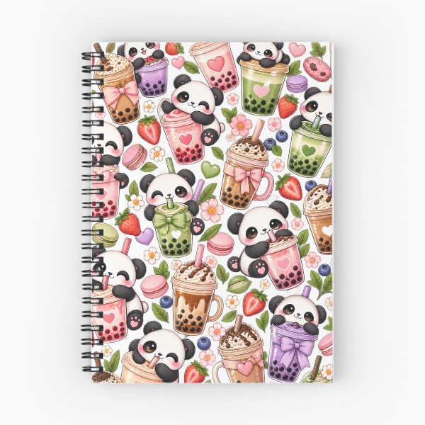 Item preview, Panda with Bubble Tea  designed and sold by doddle&bloom.