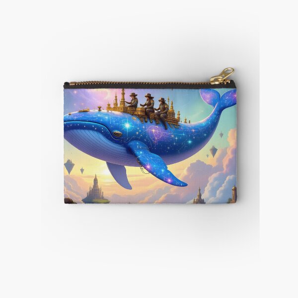 Item preview, Celestial Whale Voyage Through a Fantasy Sky designed and sold by yosmosverse .