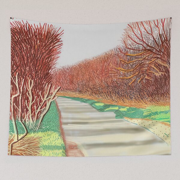 Item preview, David Hockney -  The Arrival Of Spring In Woldgate, East Yorkshire In  (twenty eleven) -  March - Signed Print by David Hockney undefinedr designed and sold by LILLIANSTRANGEy.