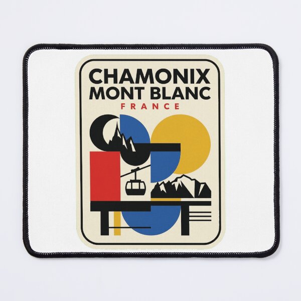 Item preview, Retro Chamonix Mont Blanc Bauhaus Geometric Skyline designed and sold by k3rstman1.