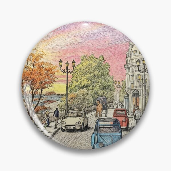 Item preview, Sunset on the Seine designed and sold by sid1802.