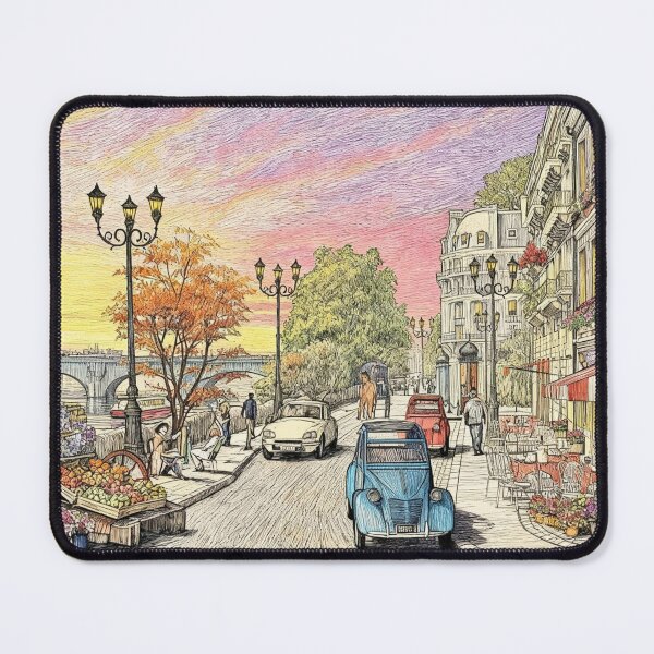 Item preview, Sunset on the Seine designed and sold by sid1802.