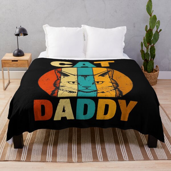 Item preview, Cat Daddy Retro Vintage Sunburst Design designed and sold by OlyvieArt.