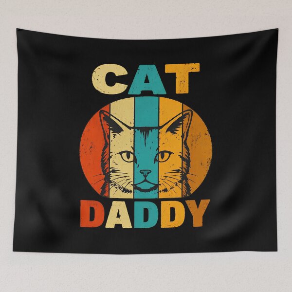 Item preview, Cat Daddy Retro Vintage Sunburst Design designed and sold by OlyvieArt.