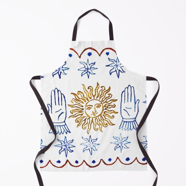 Item preview, Oracle Sun and Hands – Folk Art Print designed and sold by Fani*.