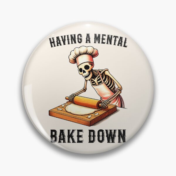Item preview, Funny Skeleton Having A Mental Bake Down designed and sold by legendaryskins.