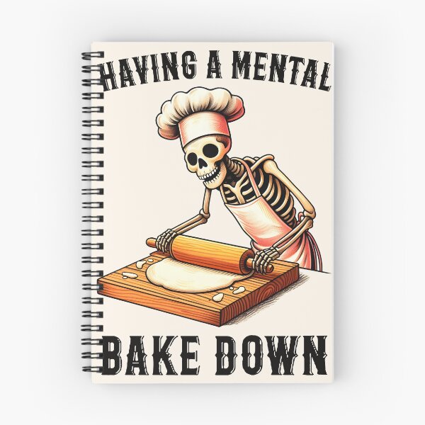 Item preview, Funny Skeleton Having A Mental Bake Down designed and sold by legendaryskins.