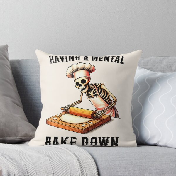 Item preview, Funny Skeleton Having A Mental Bake Down designed and sold by legendaryskins.