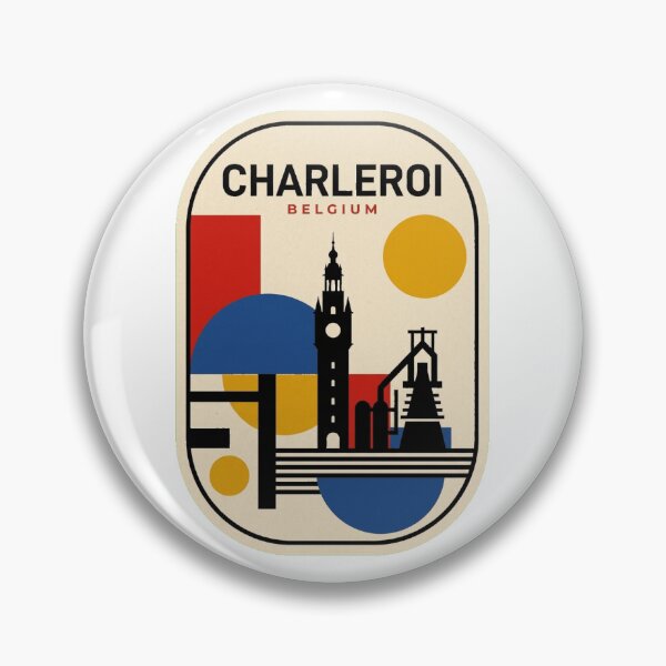 Item preview, Retro Charleroi Bauhaus Geometric Skyline designed and sold by k3rstman1.