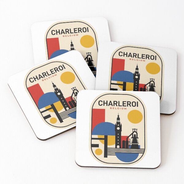Artikelvorschau, Retro Charleroi Bauhaus Geometrische Skyline entworfen und verkauft von k3rstman1.