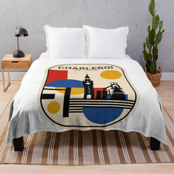 Item preview, Retro Charleroi Bauhaus Geometric Skyline designed and sold by k3rstman1.
