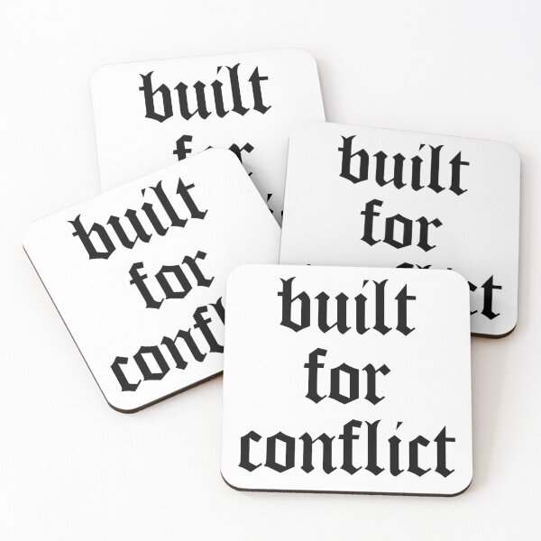 Item preview, Built for Conflict Bodybuilding Gym Motivation designed and sold by Nextstep Design.